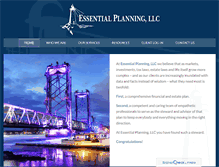Tablet Screenshot of essential-planning.com
